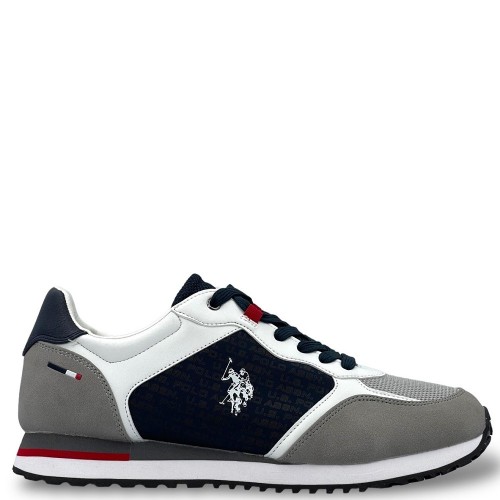 Ανδρικά Sneakers Λευκό/Μπλε/Γκρι XIRIO006-DBL-GRY02 U.S. Polo Assn. Ανδρικά Sneakers Λευκό/Μπλε/Γκρι XIRIO006-DBL-GRY02 U.S. Polo Assn.