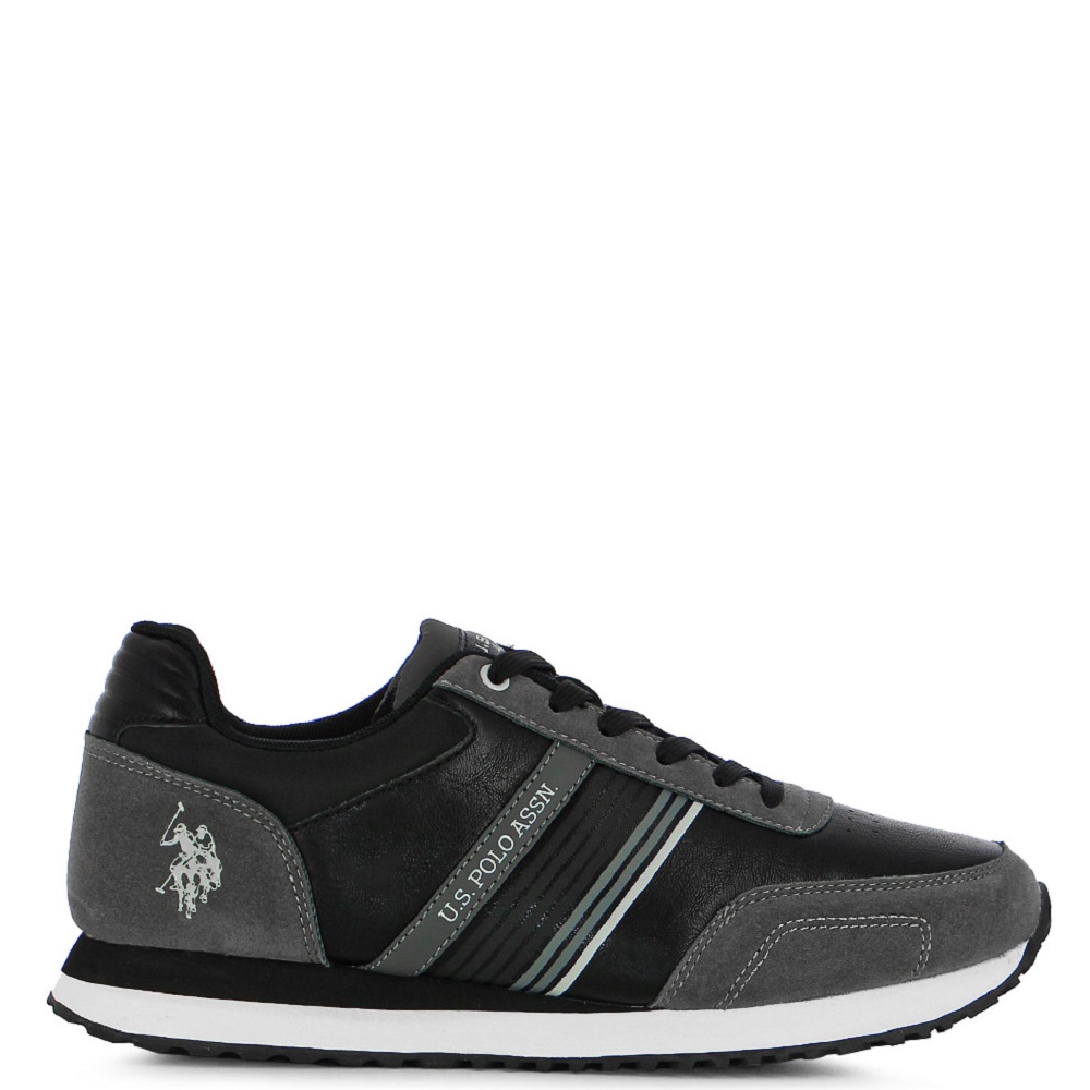 U.S. POLO ASSN.</br>U.S. Polo Assn. XIRIO011-BLK-GRY01 Ανδρικά Sneakers Μαύρο/Γκρι U.S. POLO ASSN.</br>U.S. Polo Assn. XIRIO011-BLK-GRY01 Ανδρικά Sneakers Μαύρο/Γκρι