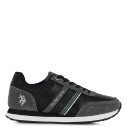 U.S. POLO ASSN.</br>U.S. Polo Assn. XIRIO011-BLK-GRY01 Ανδρικά Sneakers Μαύρο/Γκρι
