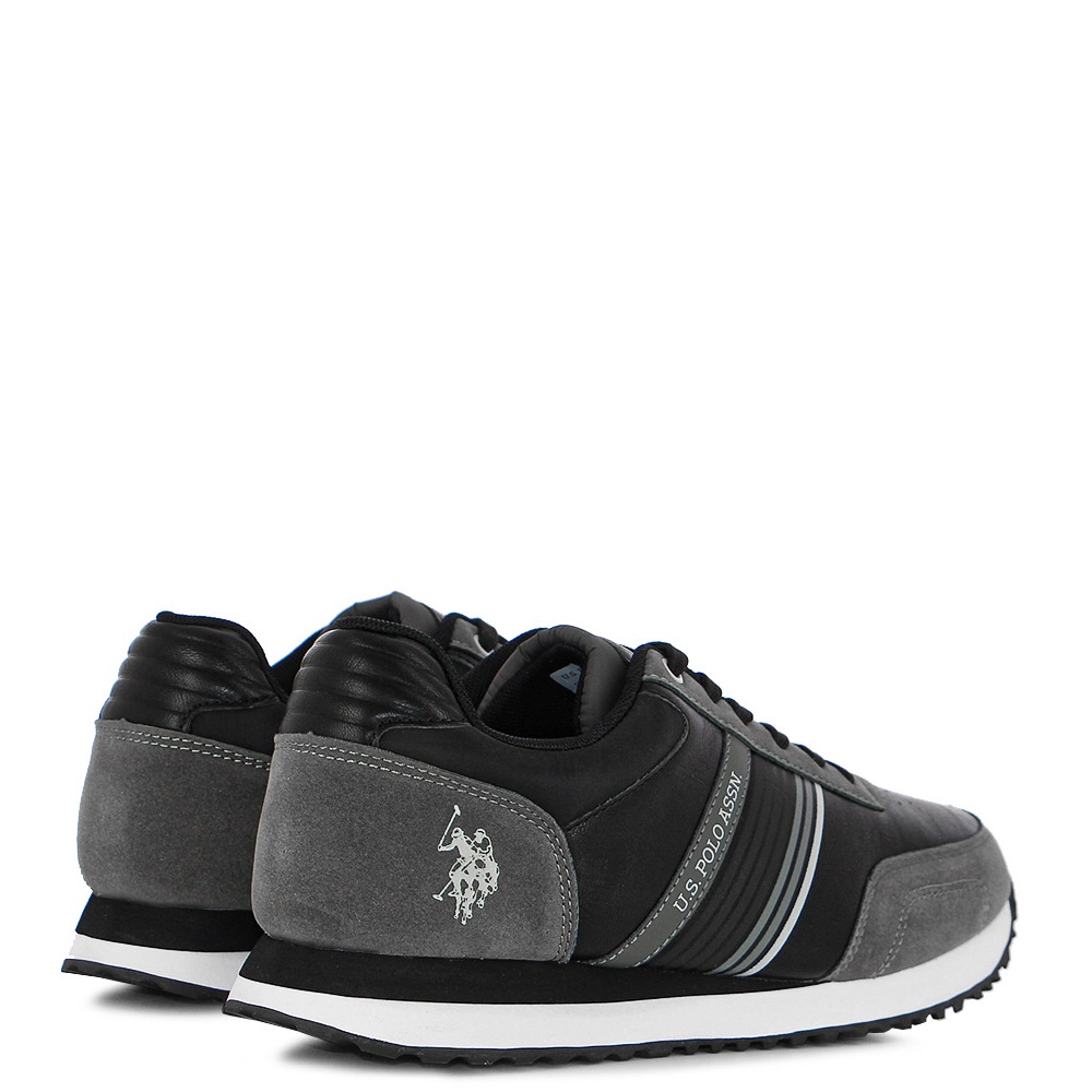 U.S. POLO ASSN.</br>U.S. Polo Assn. XIRIO011-BLK-GRY01 Ανδρικά Sneakers Μαύρο/Γκρι U.S. POLO ASSN.</br>U.S. Polo Assn. XIRIO011-BLK-GRY01 Ανδρικά Sneakers Μαύρο/Γκρι