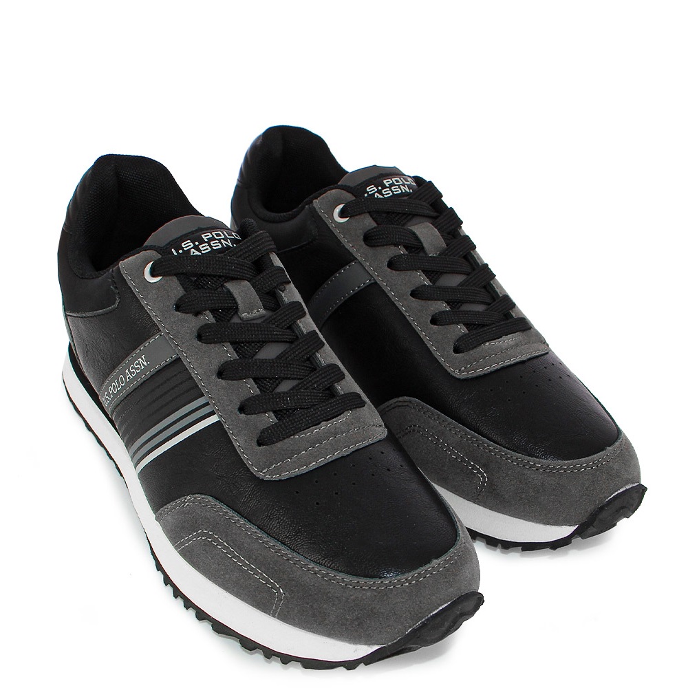 U.S. POLO ASSN.</br>U.S. Polo Assn. XIRIO011-BLK-GRY01 Ανδρικά Sneakers Μαύρο/Γκρι U.S. POLO ASSN.</br>U.S. Polo Assn. XIRIO011-BLK-GRY01 Ανδρικά Sneakers Μαύρο/Γκρι