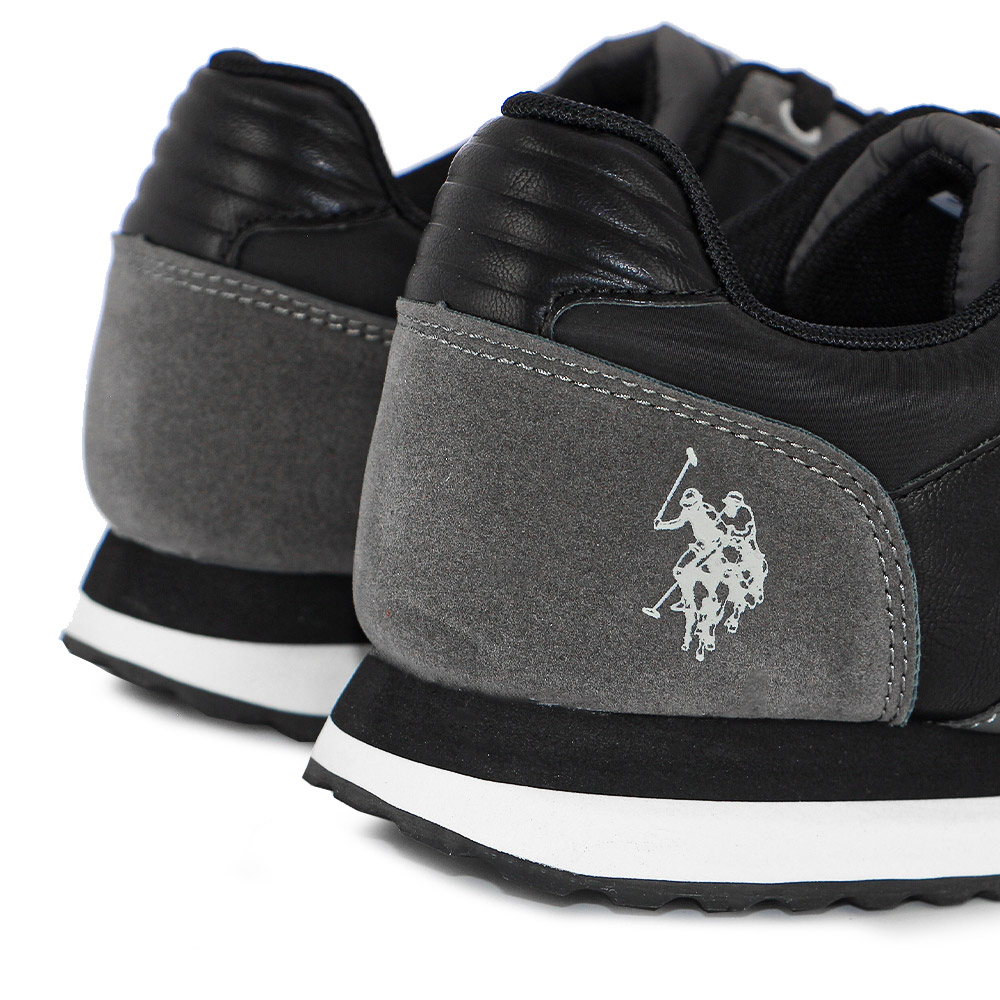 U.S. POLO ASSN.</br>U.S. Polo Assn. XIRIO011-BLK-GRY01 Ανδρικά Sneakers Μαύρο/Γκρι U.S. POLO ASSN.</br>U.S. Polo Assn. XIRIO011-BLK-GRY01 Ανδρικά Sneakers Μαύρο/Γκρι