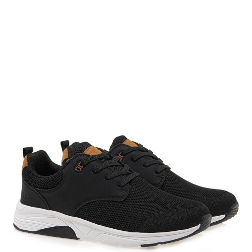 Ανδρικά Sneakers Μαύρο/Ταμπά Y777 Renato Garini Ανδρικά Sneakers Μαύρο/Ταμπά Y777 Renato Garini