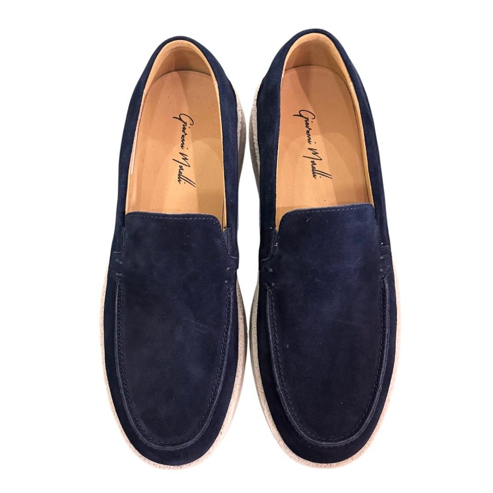 GIOVANNI MORELLI</br>Ανδρικά Μοκασίνια/Loafers Μπλε Suede Y9803-521 Giovanni Morelli GIOVANNI MORELLI</br>Ανδρικά Μοκασίνια/Loafers Μπλε Suede Y9803-521 Giovanni Morelli