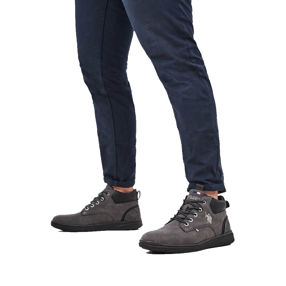 U.S. POLO ASSN.</br>Ανδρικά Μποτάκια Γκρι YGOR004-DGR002 U.S. Polo Assn. U.S. POLO ASSN.</br>Ανδρικά Μποτάκια Γκρι YGOR004-DGR002 U.S. Polo Assn.
