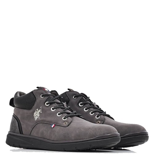 Ανδρικά Μποτάκια Γκρι YGOR004-DGR002 U.S. Polo Assn. Ανδρικά Μποτάκια Γκρι YGOR004-DGR002 U.S. Polo Assn.