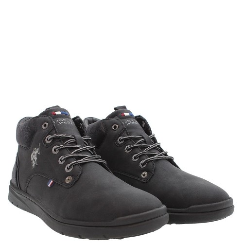 Ανδρικά Μποτάκια Μαύρο YGOR004A-BLK U.S. Polo Assn.