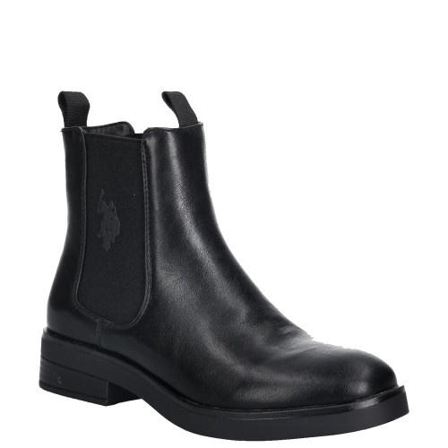 U.S Polo Assn. YLENIA003-BLK Γυναικεία Μποτάκια Μαύρο