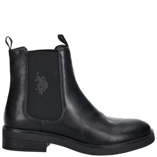 U.S Polo Assn. YLENIA003-BLK Γυναικεία Μποτάκια Μαύρο