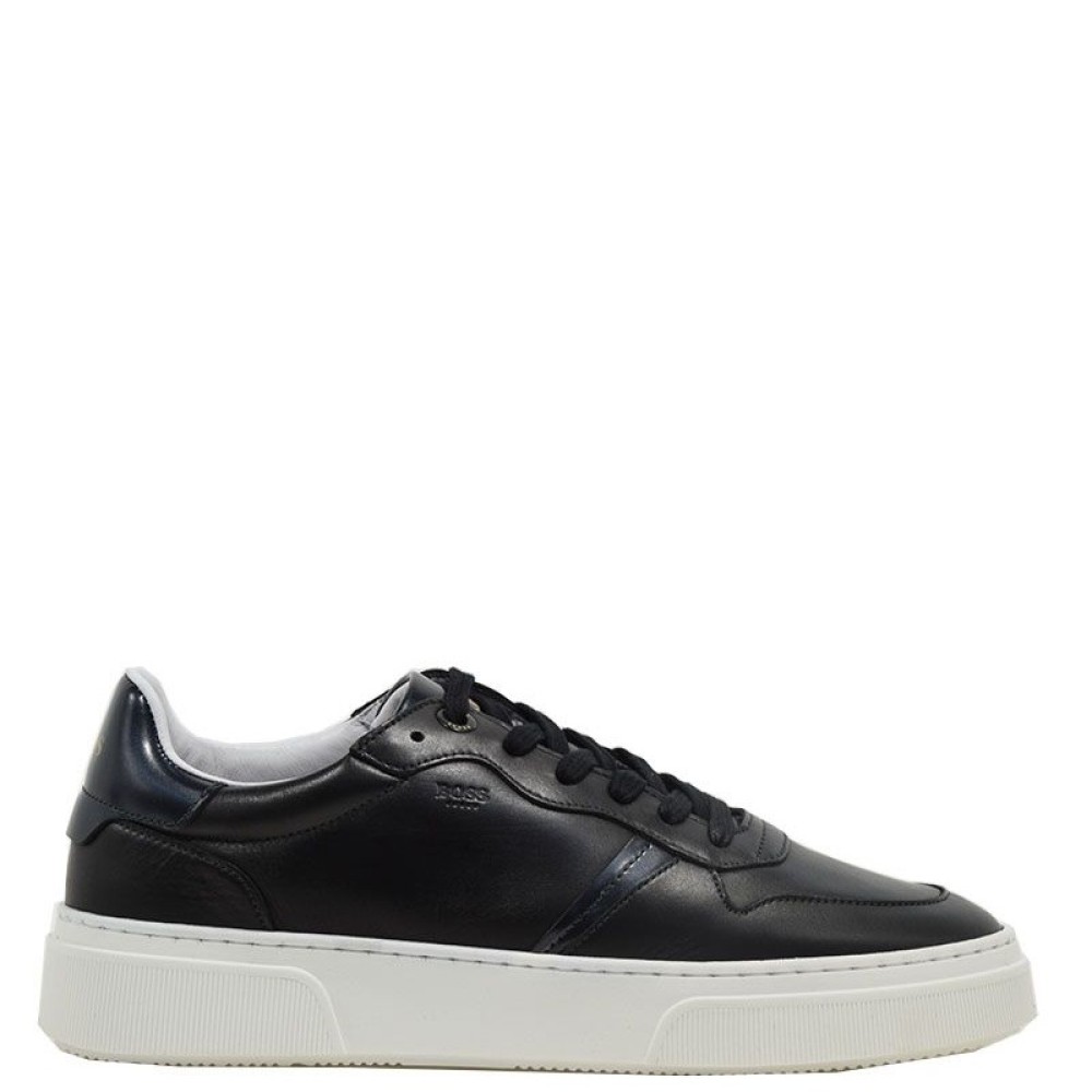 BOSS</br>Ανδρικά Sneakers Μαύρο Δέρμα ZA220 RIDA Boss BOSS</br>Ανδρικά Sneakers Μαύρο Δέρμα ZA220 RIDA Boss