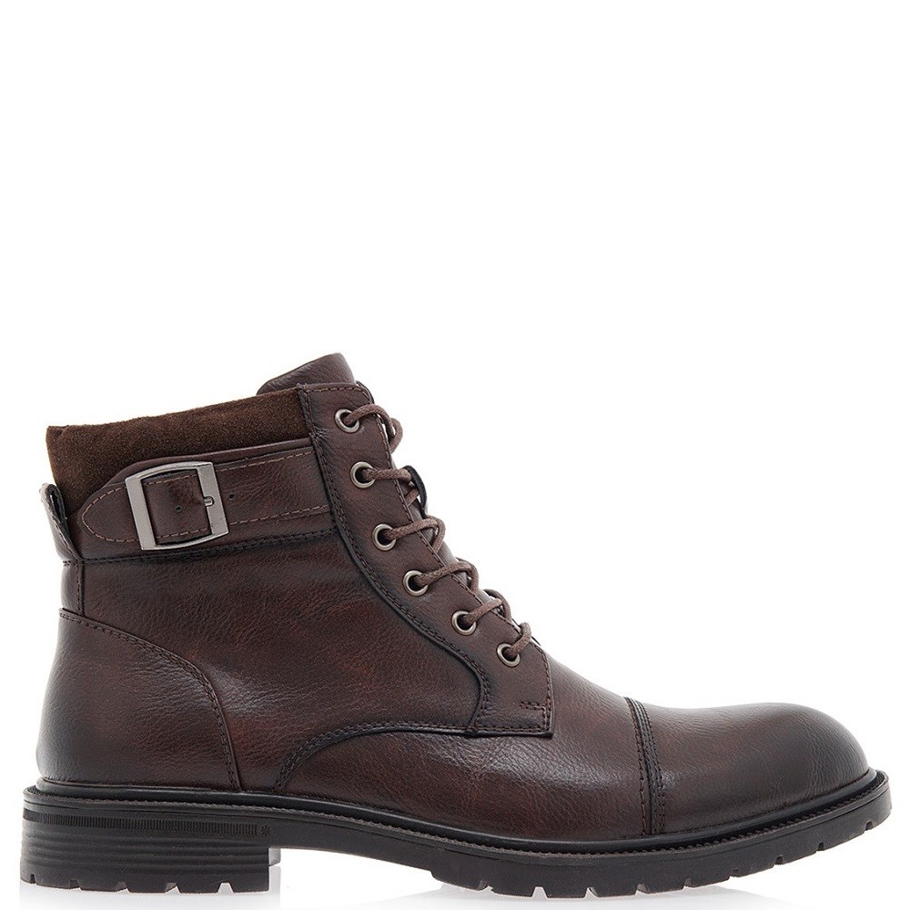 JK LONDON</br>Ανδρικά Μποτάκια Καφέ ZS60801 JK London