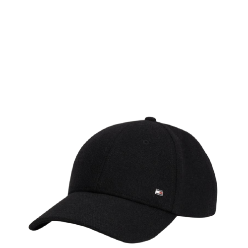 Ανδρικό Καπέλο Μαύρο Μάλλινο AM0AM12807-BDS Tommy Hilfiger