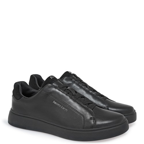 Renato Garini BRUNO-055 Ανδρικά Sneakers Μαύρο/Μαύρο Καστόρι