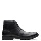 CLARKS</br>Ανδρικά Μποτάκια Μαύρο Δέρμα CURINGTON RISE Clarks
