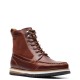CLARKS</br>Ανδρικά Μποτάκια Ταμπά Δέρμα DURSTON HI Clarks