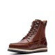 CLARKS</br>Ανδρικά Μποτάκια Ταμπά Δέρμα DURSTON HI Clarks