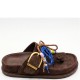 KOMIS & KOMIS</br>Komis & Komis E610 Γυναικεία Σανδάλια Καφέ Suede Δέρμα