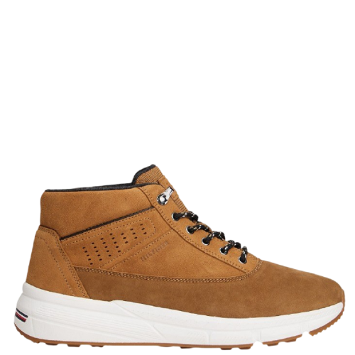 Tommy Hilfiger Nubuck Suede Hybrid Boots FM0FM05609-GWJ Ανδρικά Μποτάκια Ταμπά Suede/Nubuck Tommy Hilfiger Nubuck Suede Hybrid Boots FM0FM05609-GWJ Ανδρικά Μποτάκια Ταμπά Suede/Nubuck