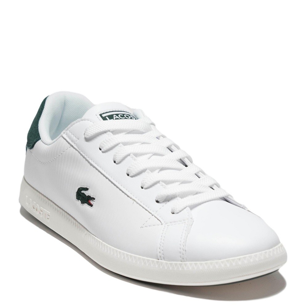 LACOSTE</br>Ανδρικά Sneakers Λευκό/Πράσινο Δέρμα GRADUATE 319 2 SMA 7-38SMA00181R5 Lacoste LACOSTE</br>Ανδρικά Sneakers Λευκό/Πράσινο Δέρμα GRADUATE 319 2 SMA 7-38SMA00181R5 Lacoste