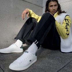 Ανδρικά Sneakers Λευκό/Πράσινο Δέρμα GRADUATE 319 2 SMA 7-38SMA00181R5 Lacoste
