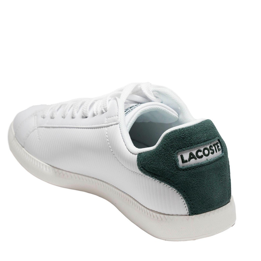 LACOSTE</br>Ανδρικά Sneakers Λευκό/Πράσινο Δέρμα GRADUATE 319 2 SMA 7-38SMA00181R5 Lacoste LACOSTE</br>Ανδρικά Sneakers Λευκό/Πράσινο Δέρμα GRADUATE 319 2 SMA 7-38SMA00181R5 Lacoste