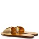 DKNY</br>Γυναικεία Flat Slide Χρυσό Δέρμα K1351537 GRACEN DKNY DKNY</br>Γυναικεία Flat Slide Χρυσό Δέρμα K1351537 GRACEN DKNY