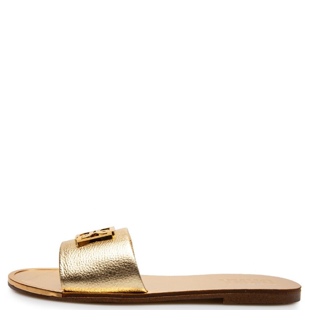 DKNY</br>Γυναικεία Flat Slide Χρυσό Δέρμα K1351537 GRACEN DKNY DKNY</br>Γυναικεία Flat Slide Χρυσό Δέρμα K1351537 GRACEN DKNY