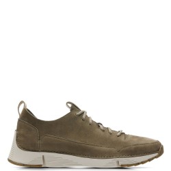 Ανδρικά Sneakers Χακί Δέρμα TRI SPARK Clarks