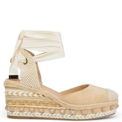 Γυναικείες Πλατφόρμες Μπεζ Suede V23435 Alma En Pena