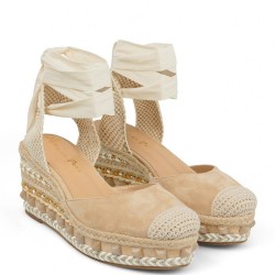Γυναικείες Πλατφόρμες Μπεζ Suede V23435 Alma En Pena