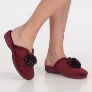 Γυναικείες Παντόφλες Μπορντό 02012 Comodos