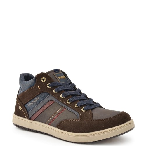Ανδρικά Μποτάκια Καφέ MARSHALL MID WM182101-30 Wrangler