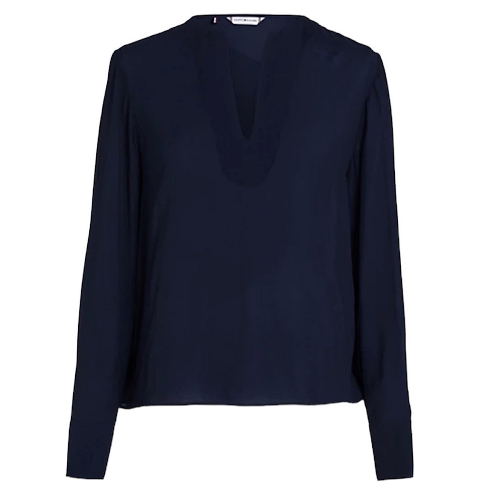 TOMMY HILFIGER</br>Γυναικεία Μπλούζα Μπλε WW0WW39665-DW5 Tommy Hilfiger TOMMY HILFIGER</br>Γυναικεία Μπλούζα Μπλε WW0WW39665-DW5 Tommy Hilfiger