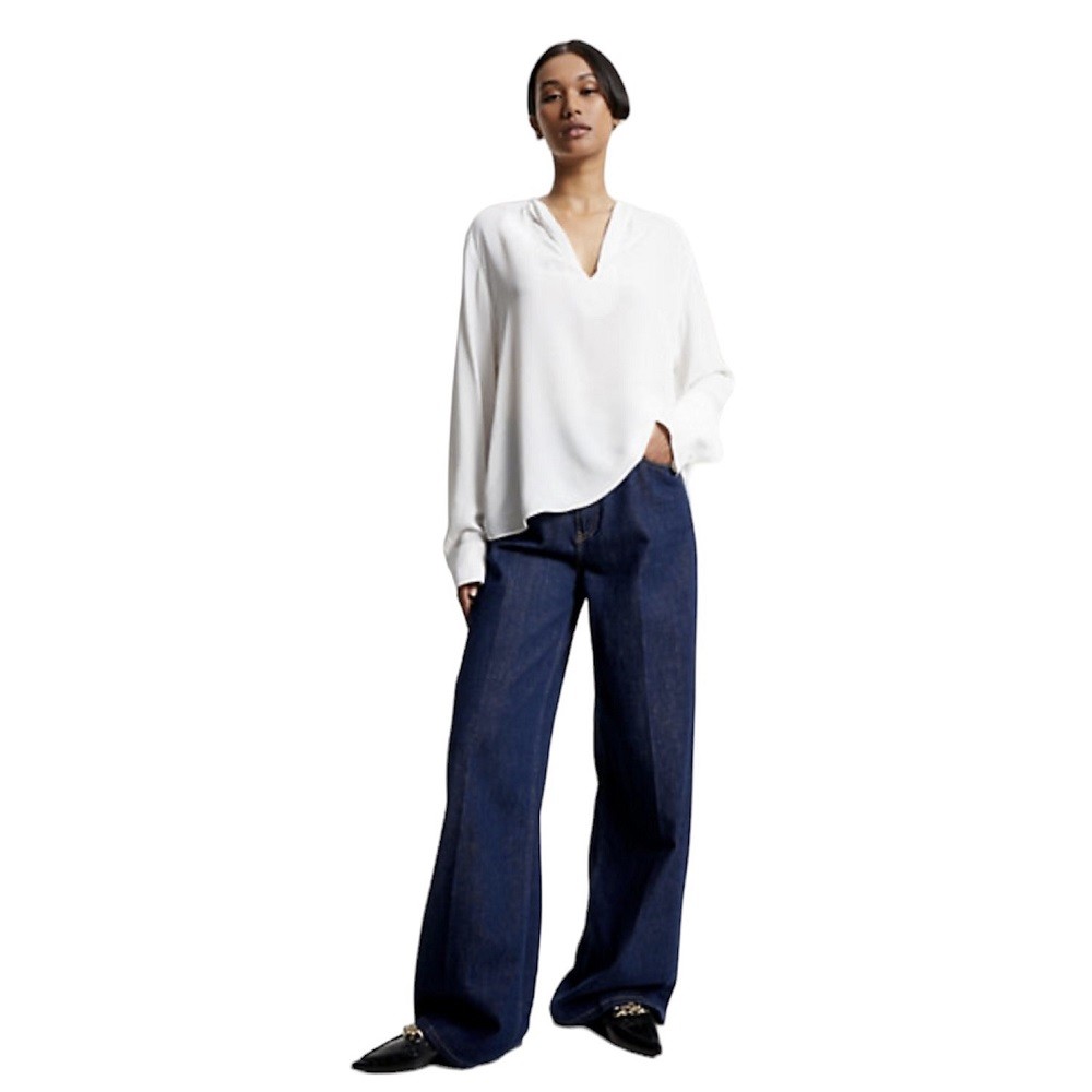 TOMMY HILFIGER</br>Γυναικεία Μπλούζα Εκρού WW0WW39665-YBH Tommy Hilfiger TOMMY HILFIGER</br>Γυναικεία Μπλούζα Εκρού WW0WW39665-YBH Tommy Hilfiger