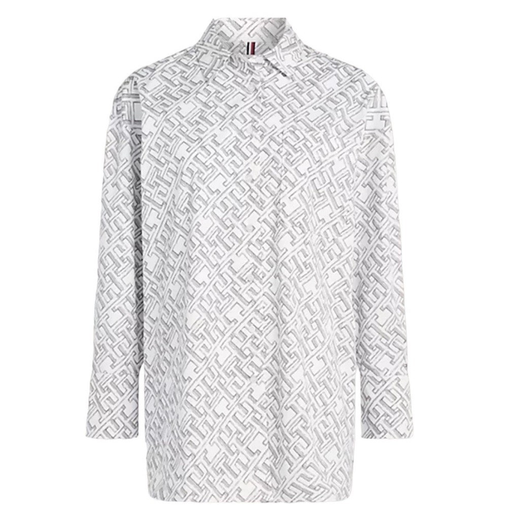 TOMMY HILFIGER</br>Γυναικείο Πουκάμισο Εκρού WW0WW40222-0K4 Tommy Hilfiger TOMMY HILFIGER</br>Γυναικείο Πουκάμισο Εκρού WW0WW40222-0K4 Tommy Hilfiger