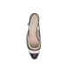 KALOGIROU</br>Γυναικείες Slingback Γόβες Off White/Black ΕΛΕΝΑ Kalogirou KALOGIROU</br>Γυναικείες Slingback Γόβες Off White/Black ΕΛΕΝΑ Kalogirou