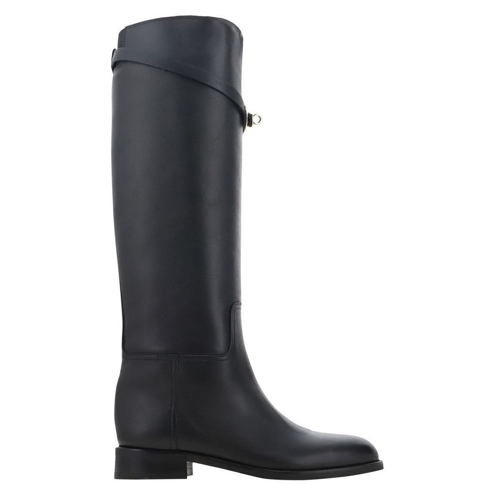 KALOGIROU</br>Kalogirou ΡΕΗΣ-0071 Γυναικεία Μπότα Μαύρο Δέρμα